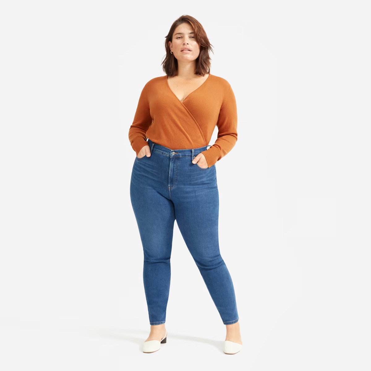 Everlane Authentic Sketch High Rise Skinny