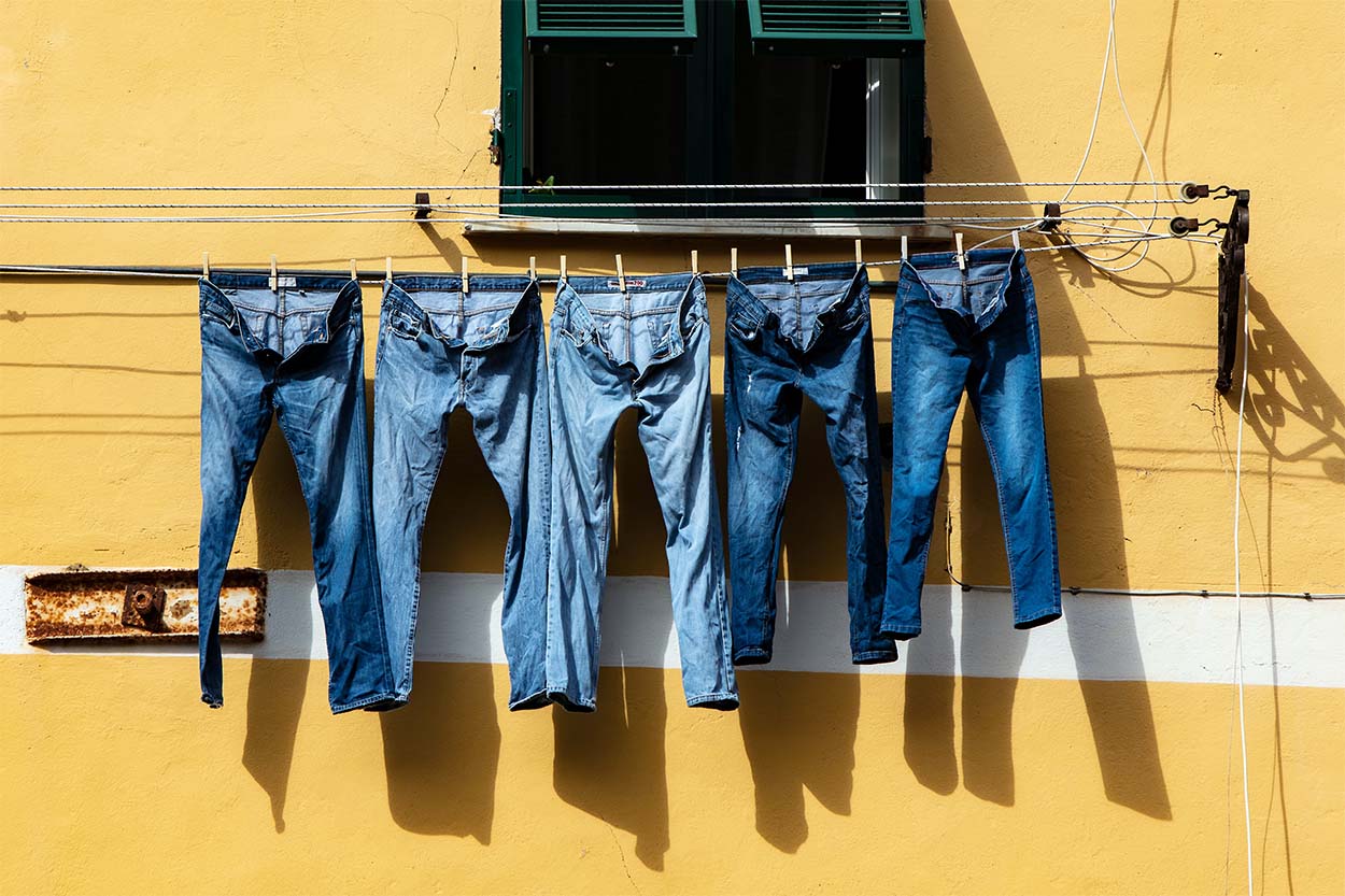 Jeans Drying on the Line 
