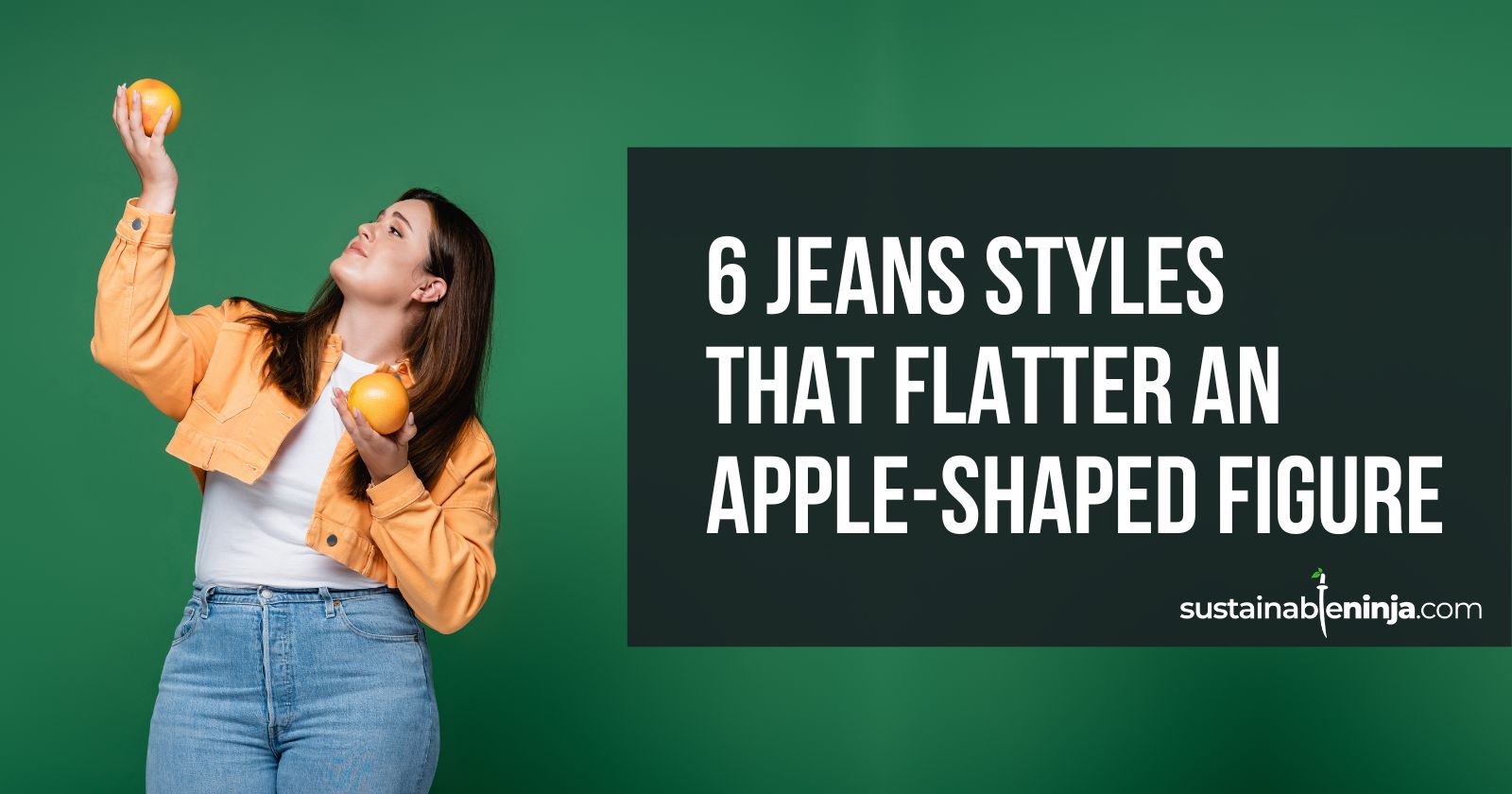 best jeans for apple shape - top pick and brands - 40+Style