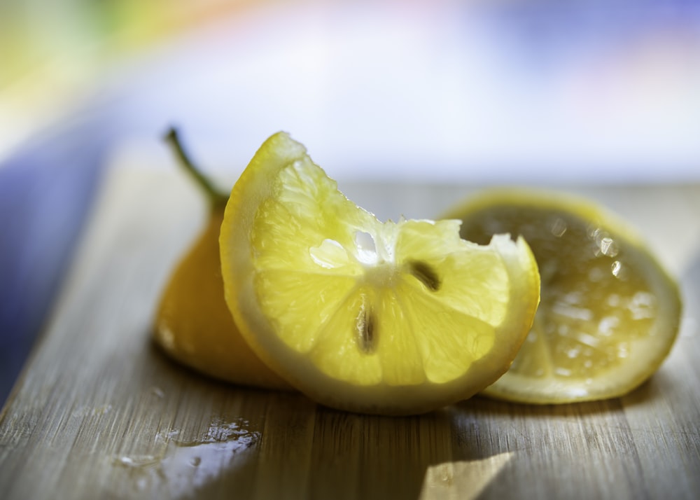 Lemon Juice can help clean denim
